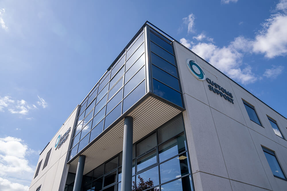 Corporate website voor Customs Support Group